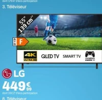 LG 6. Téléviseur 55"