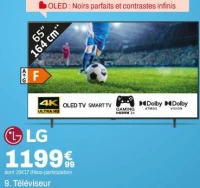 LG 9. Téléviseur 65"