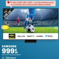 SAMSUNG 11. Téléviseur 75"
