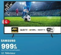 SAMSUNG 12. Téléviseur 85"