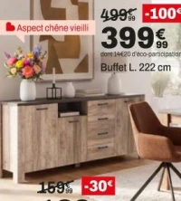 Buffet L. 222 cm Anvers