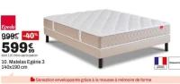 10. Matelas Egérie 3 140x190 cm