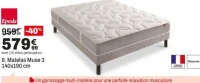 8. Matelas Muse 3 140x190 cm