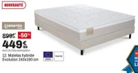 Dreaméa 12. Matelas hybride Evolution 140x190 cm