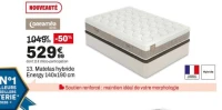 Dreaméa 13. Matelas hybride Energy 140x190 cm