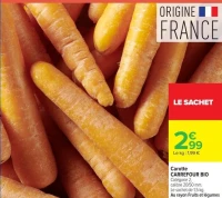 Carotte CARREFOUR BIO