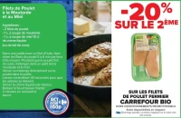 Filets de poulet fermier CARREFOUR BIO