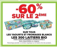 Les yaourts et fromages blancs Les 300 Laitiers Bio