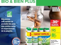 Lait U.H.T. Bio "Format Familial" Lactel