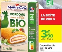 Cordon bleu bio MAÎTRE COQ
