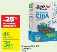 Graine de Chia BIO SUPERME