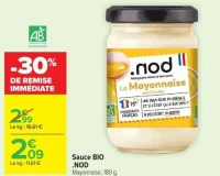 Sauce BIO .NOD Mayonnaise