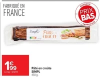 Pâté en croûte SIMPL