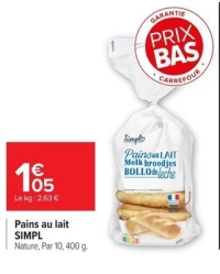 Pains au lait SIMPL