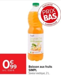 Boisson aux fruits SIMPL