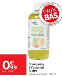 Shampoing à l'amande SIMPL