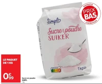 Sucre en poudre SIMPL
