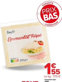 Emmental râpé SIMPL