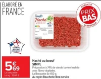 Haché au boeuf SIMPL