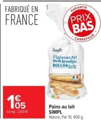 Pains au lait SIMPL