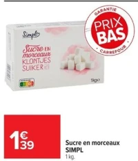 Sucre en morceaux SIMPL