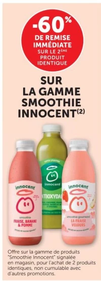 La gamme Smoothie Innocent