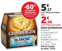 BIERE GRIMBERGEN Blanche 6°
