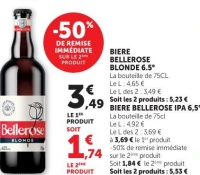 Biere Bellerose Blonde 6.5°