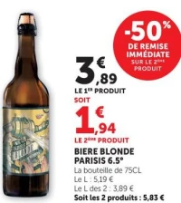 Biere Blonde Parisis 6.5°