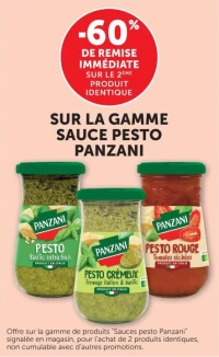 Sauces pesto Panzani