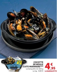COCOTTE DE MOULE CUITE MARINIÈRE CANCALAISE