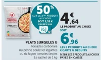 PLATS SURGELES U