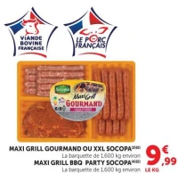 MAXI GRILL GOURMAND OU XXL SOCOPA OU MAXI GRILL BBQ PARTY SOCOPA