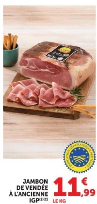 Jambon de Vendée à l'ancienne IGP