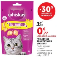 FRIANDISES TEMPTATIONS WHISKAS