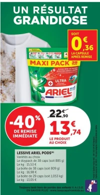LESSIVE ARIEL PODS