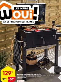 Barbecue charbon de bois CENTAURUS Naterial
