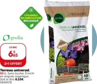 Terreau universel Geolia