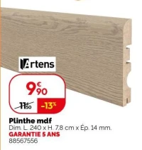 Plinthe mdf Artens