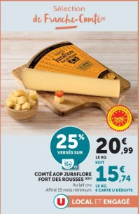 COMTÉ AOP JURAFLORE FORT DES ROUSSES
