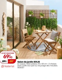 Salon de jardin SOLIS