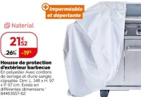 Housse de protection d'extérieur barbecue Naterial