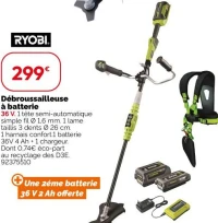 Débroussailleuse à batterie Ryobi