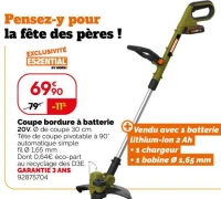 Coupe bordure à batterie Essential by Wordex