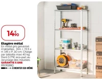 Etagère métal