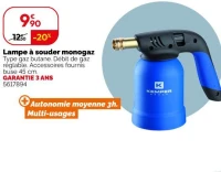 Lampe à souder monogaz KEMPER