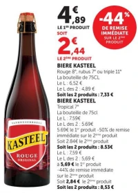 BIERE KASTEEL Rouge 8°