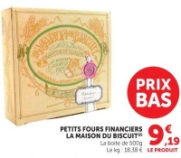 Petits Fours Financiers La Maison du Biscuit