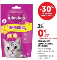 Friandises Temptations Whiskas