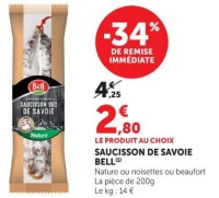Saucisson de Savoie Bell